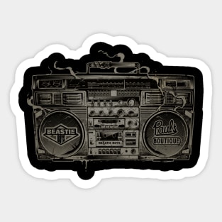 Vintage Radio Boys Sticker